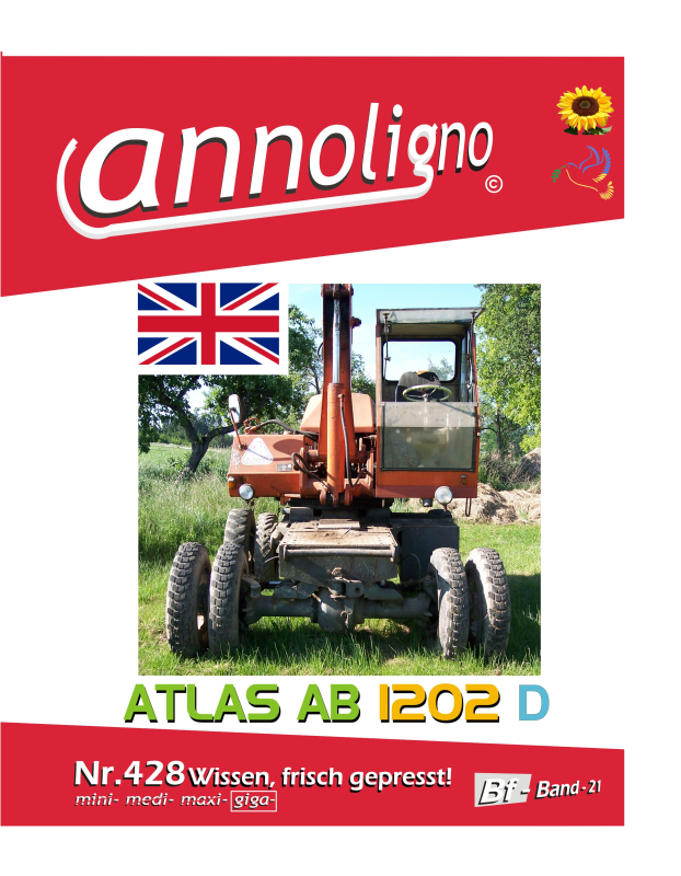 ATLAS Bagger/Mobil/Kettenbagger Typ AB 1202D Bild- Bedienungsanleitung & Bild- Ersatzteilliste & Explosionszeichnungen - annoligno 428